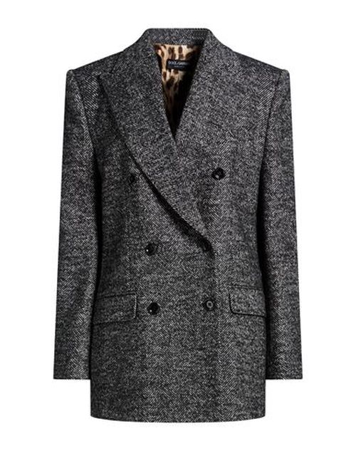 Woman Blazer Black Size 6 Virgin Wool, Polyester, Acrylic