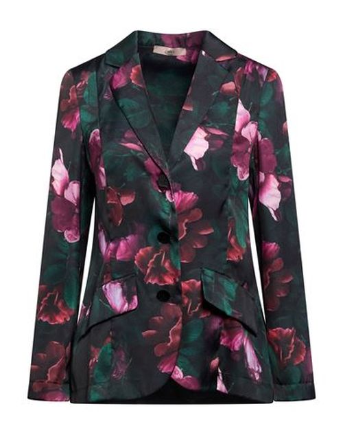 Woman Blazer Black Size 10 Polyester