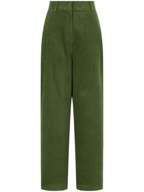 Corduroy trousers - Green