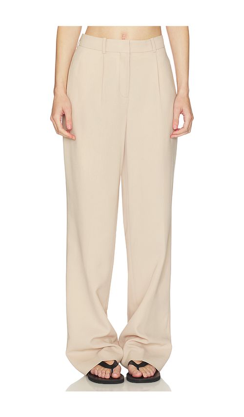 Aya Muse Soli Trousers in Beige. S. Also in