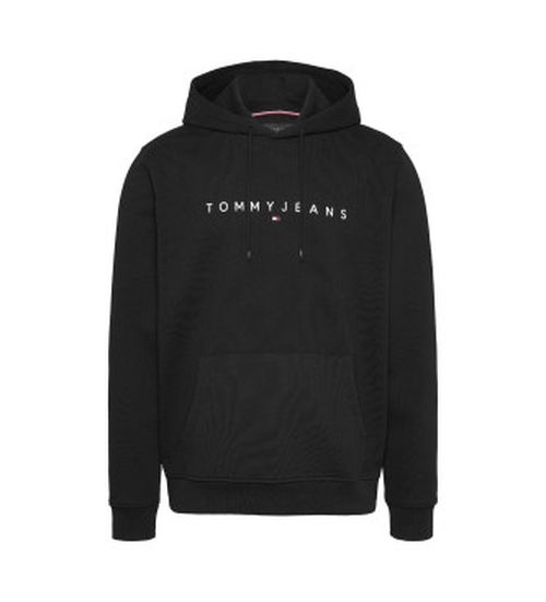 Tommy Jeans for man. DM0DM20746 Reg Linear Logo sweatshirt black (XXL), Casual, Organic Cotton, Sustainable