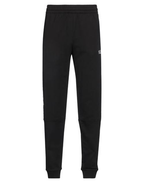 Ea7 Man Pants Black Size XS Cotton, Polyamide, Polyester, Elastane