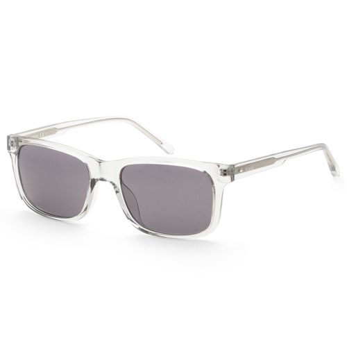 Men's 55mm Crystal Grey Sunglasses