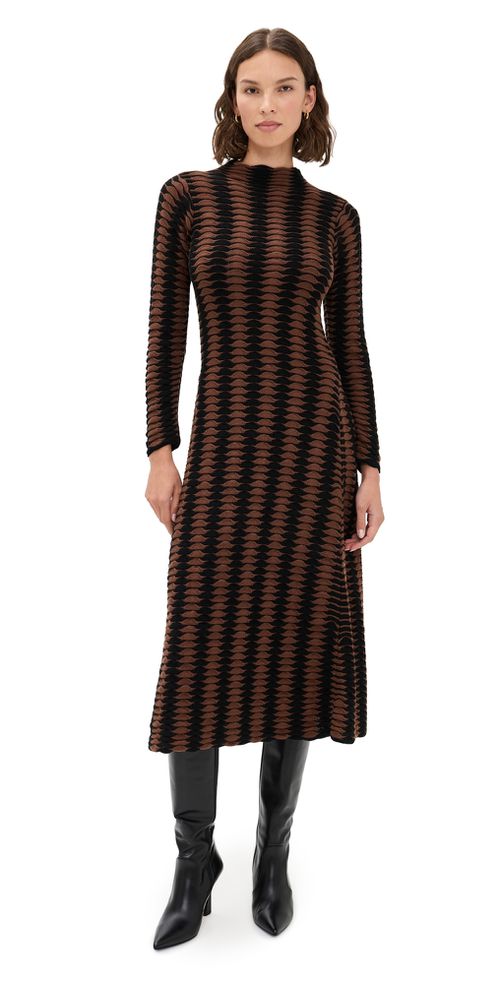 Dulce Dress Chocolate/Black