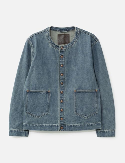 Faded Button Dneim Jacket