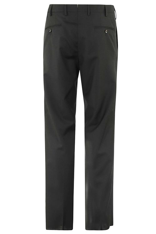 Tailored Black Wool Pants With Classic Design