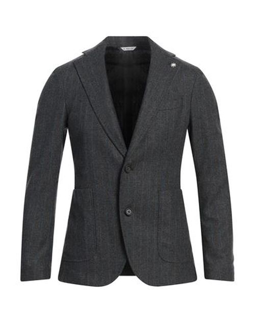 Man Blazer Grey Size 42 Virgin Wool, Polyester, Elastane