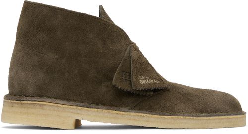 Clarks Originals Khaki Suede Desert Boots