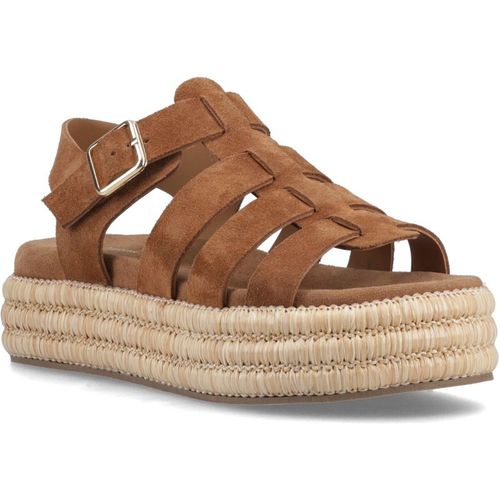 Hush Puppies Rosetta Gladiator Leather Women's Tan Sanda