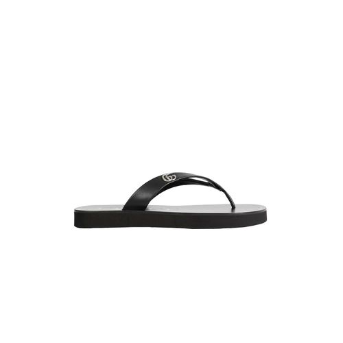 Double G Thong Leather Sandals