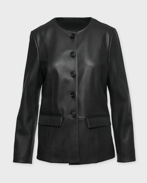 Wakakuu Icons Jacket Chinon Leather Black