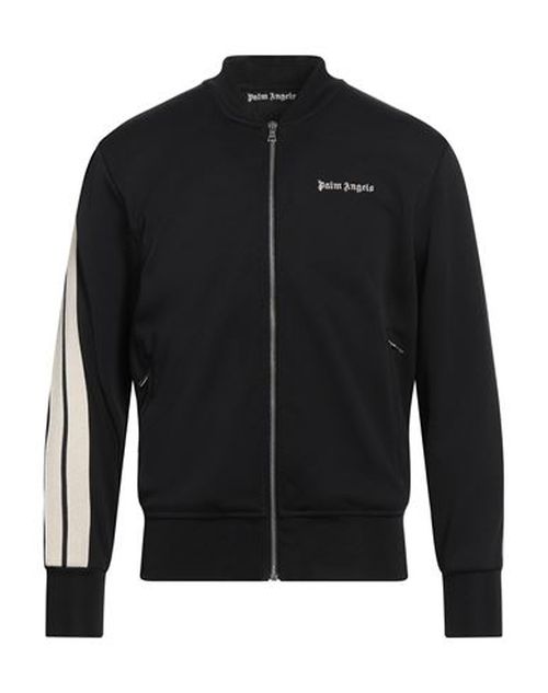 Palm Angels Man Sweatshirt Black Size M Polyester, Elastane