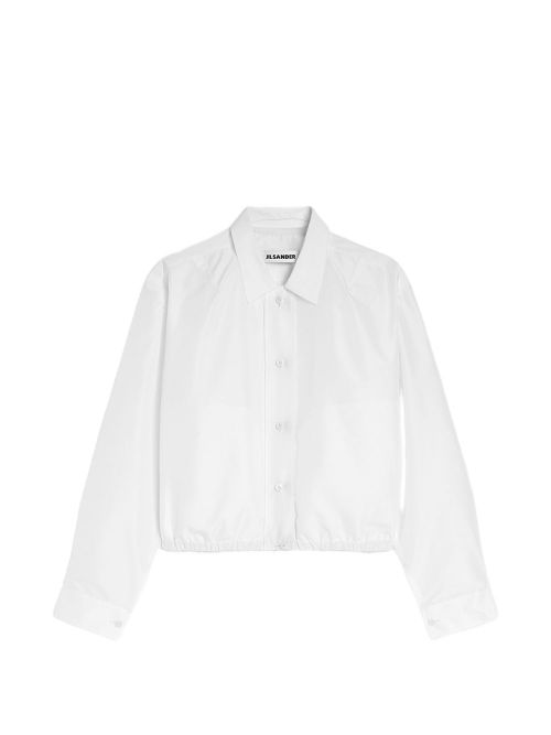Cropped blouson jacket