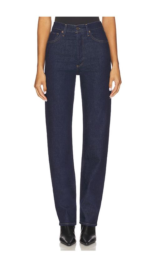 AGOLDE 90s Pinch Waist Long Jeans in Blue. 34. Also , 24, 25, 26, 27, 28, 29, 30, 31