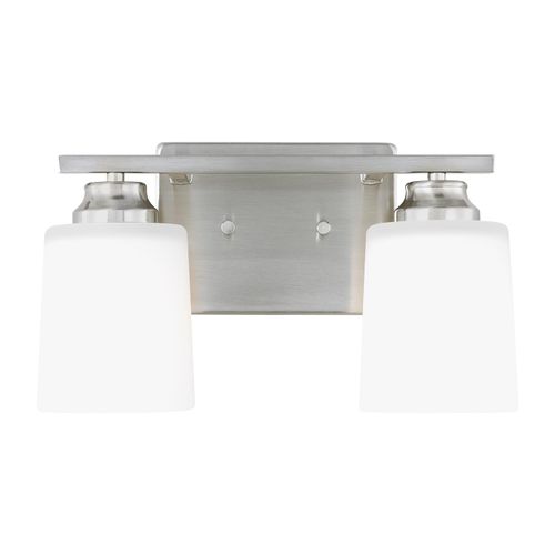 Brushed Nickel Wall Bathroom Bathroom Vanity Lightroom Bathroom Bathroom Vanity Lightroom Bathroom Vanity Light Sconce from the Vinton Collection