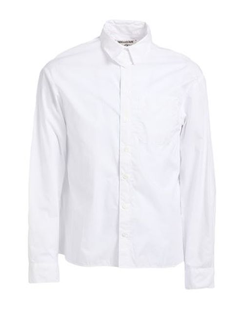 Man Shirt White Size L Cotton
