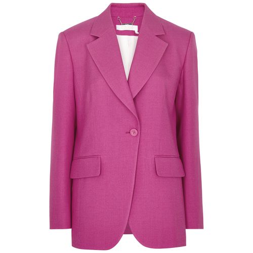 Wool-blend Blazer - Pink - 12