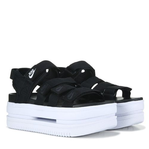 Women's Icon Classic Platform Sandals (Black/White)