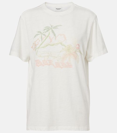 Zewel printed cotton T-shirt