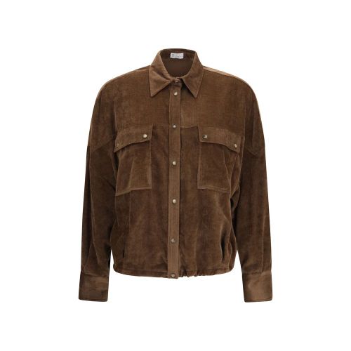 Corduroy Shirt — Brown