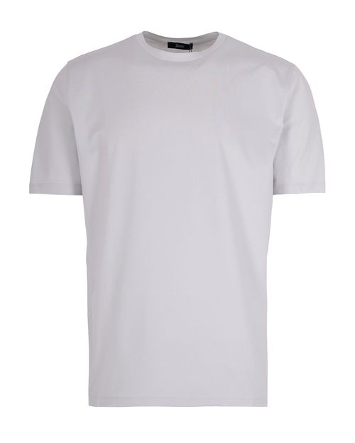 Stretch Cotton Jersey T-Shirt — Gray