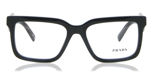 Prada PR 1AB1O1 Women's Eyeglasses Black 54 - Blue Light Block Available
