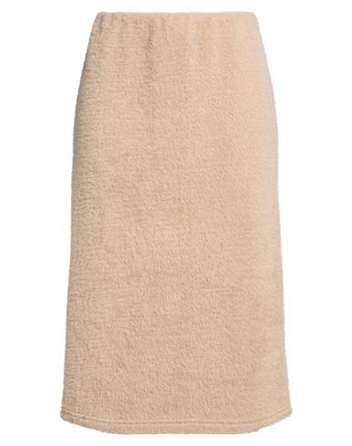 Woman Midi skirt Camel Size M Polyester, Polyamide