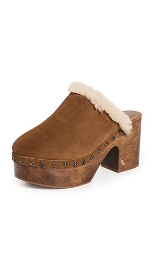 Larroudé Women's Miso Wooden Platform Clogs