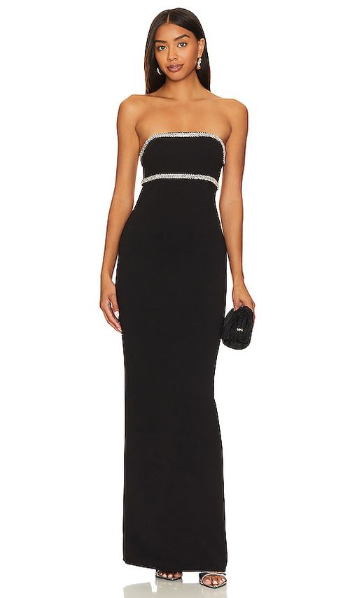 Lovers and Friends x Rachel Cosette Gown in Black.  XL. Also in L, M, S