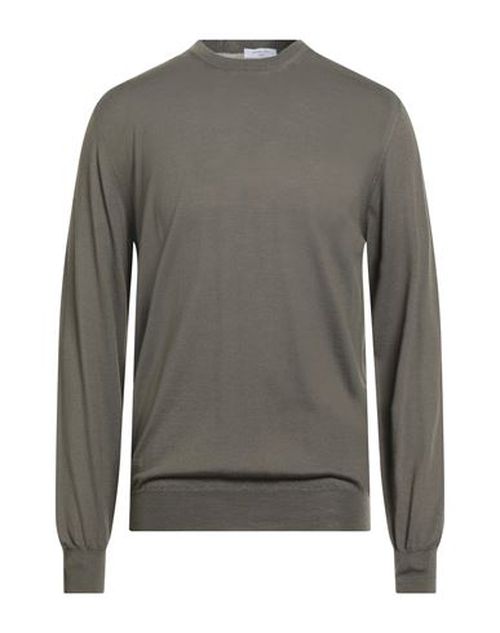 Man Sweater Military green Size L Virgin Wool