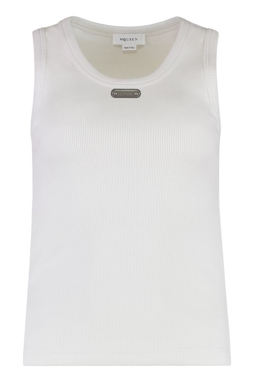 Ribbed Cotton Tank Top