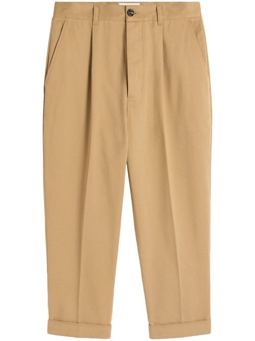 Tapered-leg trousers - Neutrals