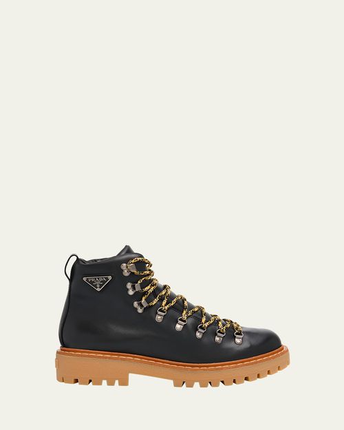 Men's St Mortiz Leather Lace-Up Boots