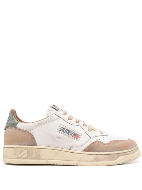 Medalist leather sneakers - White