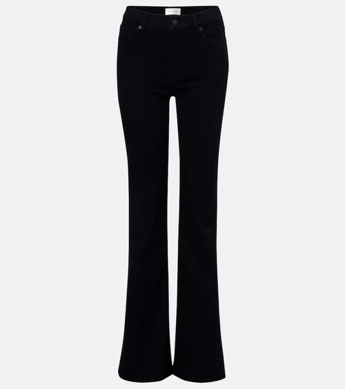 Icon mid-rise flared jeans