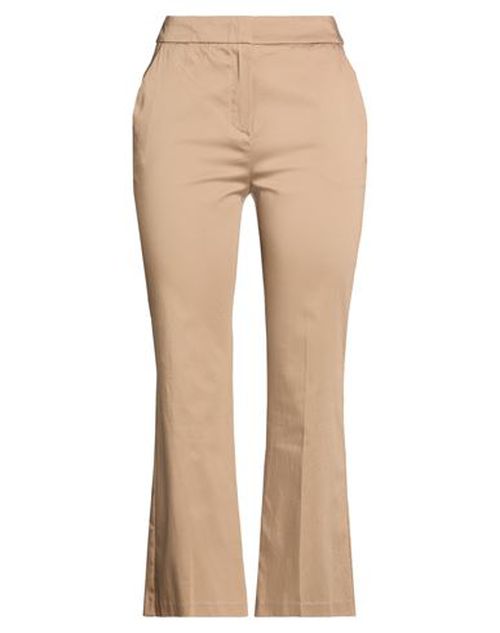 Woman Pants Light brown Size 4 Cotton, Elastane