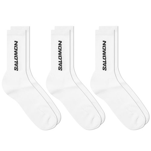 Men's EVERYDAY CREW SOCK 3-PACK in White, Size X-Large