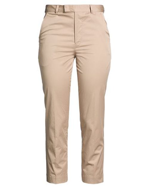 Woman Pants Light brown Size 10 Cotton, Elastane