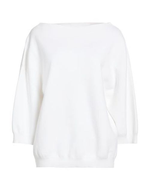 Woman Sweater Off white Size M Cotton