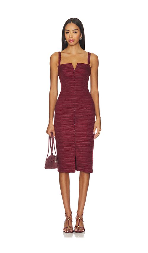 Amanda uprichard vestido tisha en color marrón XS también en L, M
