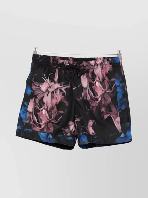 Dries Van Noten - floral print swim short