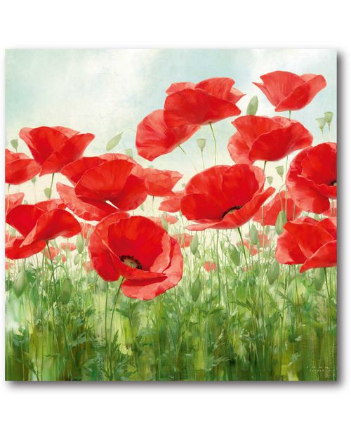 Wall Decor Red Poppy Artwork