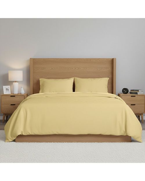 Super Soft Solid Duvet Cover Set