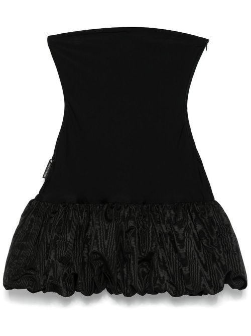 Moire mini dress - Black