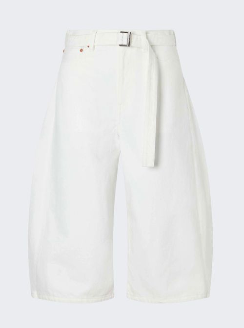 Denim Pants Off White