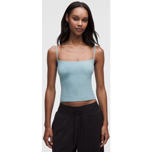 Lululemon – Women's Wundermost Ultra-Soft Nulu Spaghetti-Strap Adjustable Cami – Color Blue – Mediu