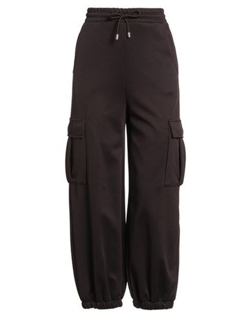 Woman Pants Dark brown Size XS Polyester, Cotton