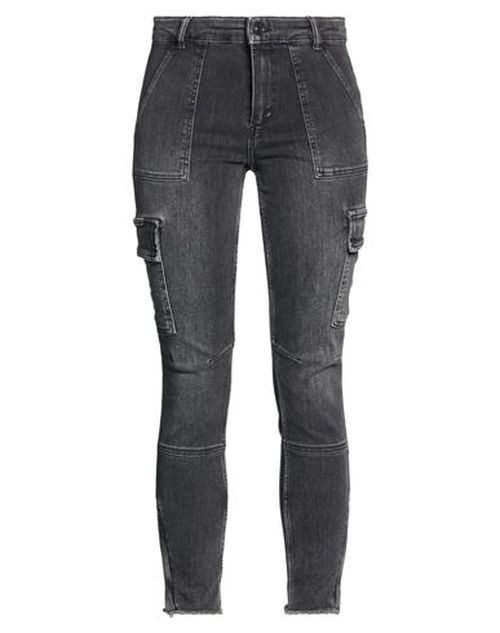 Woman Jeans Black Size 25 Cotton, Elastomultiester, Elastane