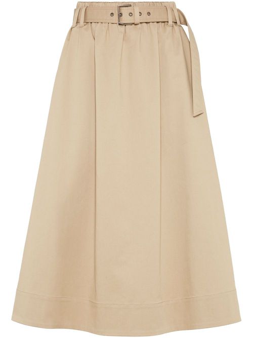Belted skirt - Neutrals