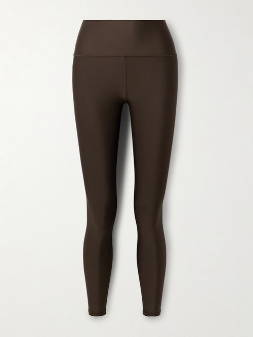 Cropped Airlift Leggings - Brown